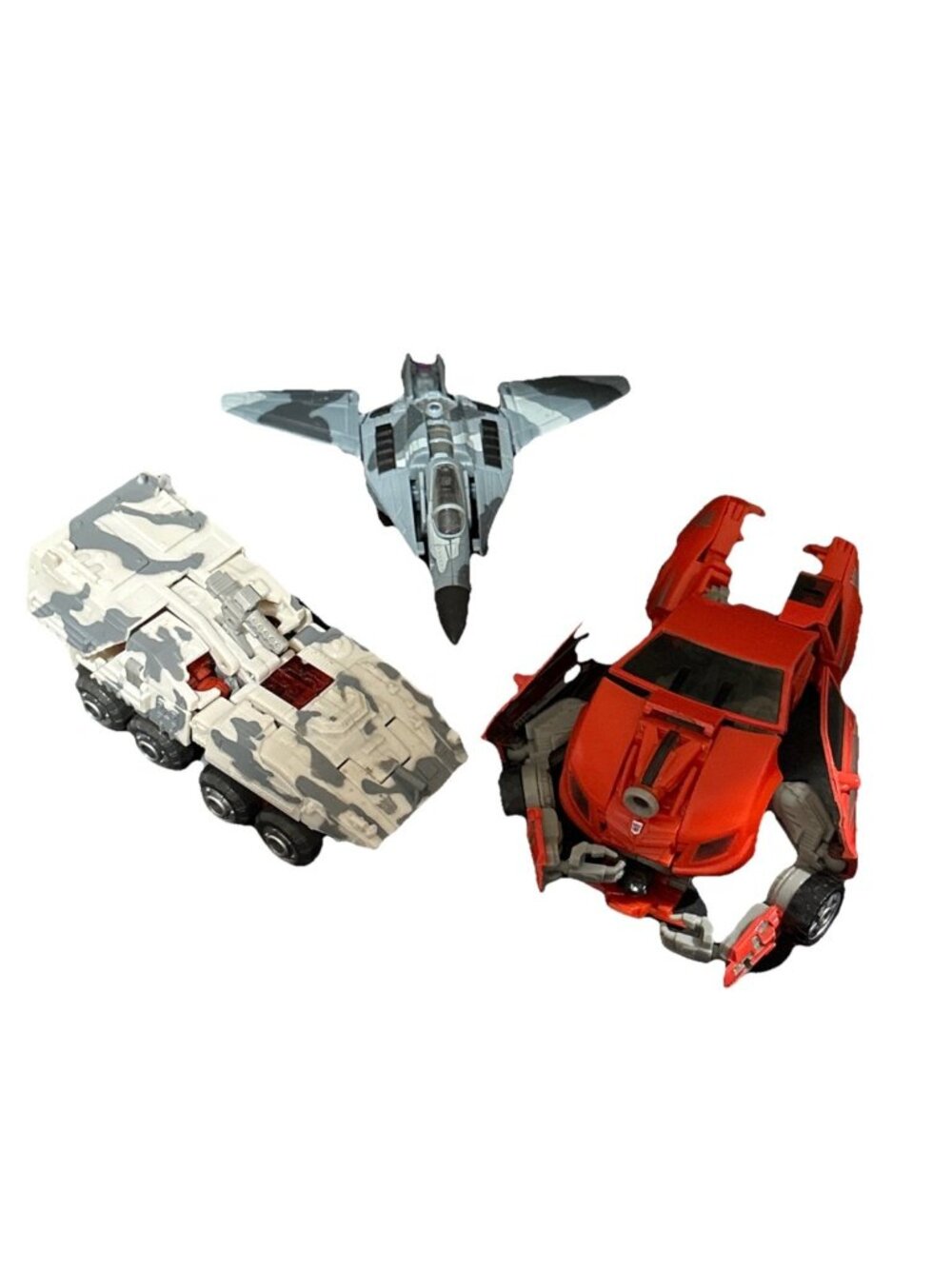 Transformers Toys  Jet, Car, and Movie Wrecker Hummer Lot of 3  READ